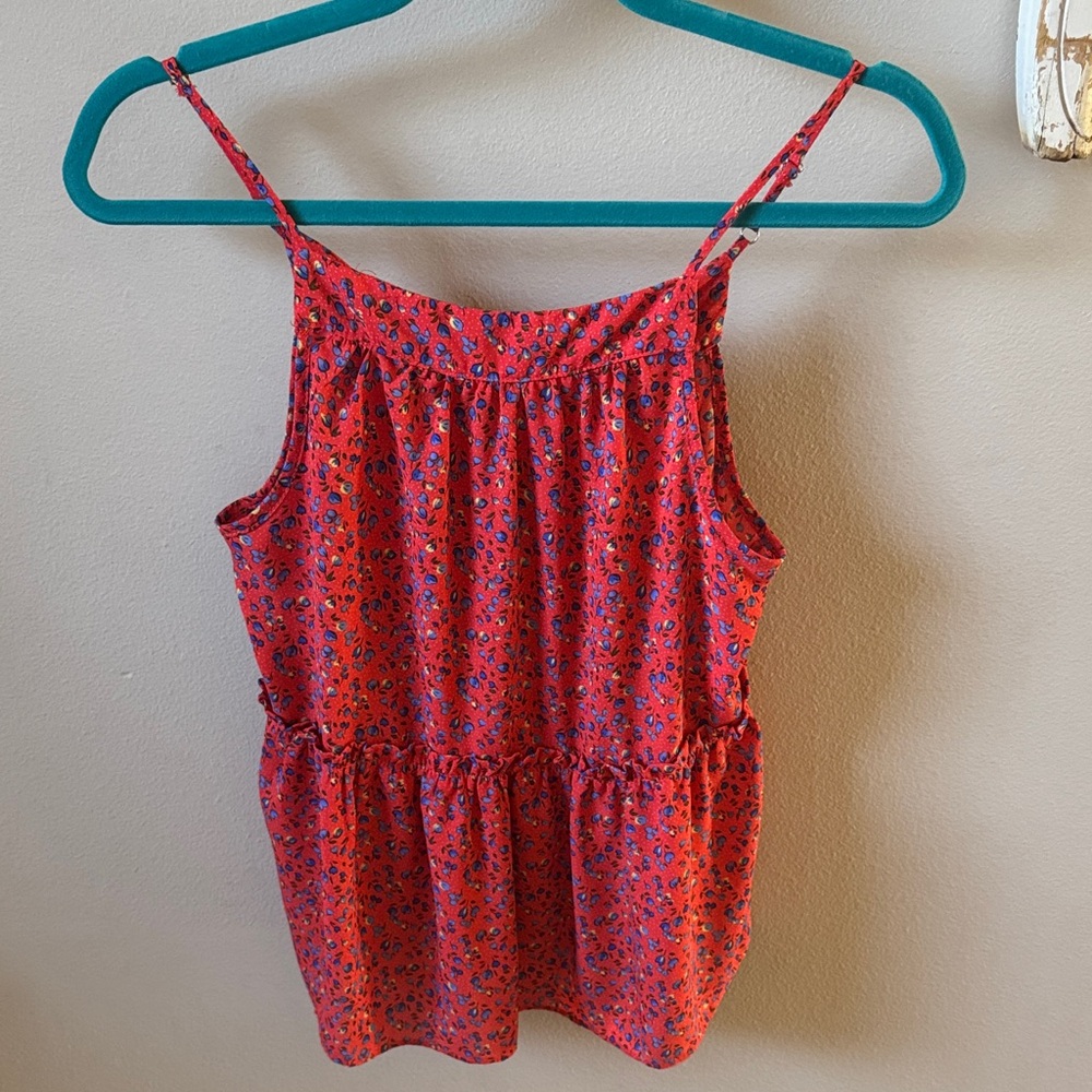 Sienna Sky Red Floral Camisole Top